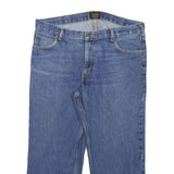 LEE Mens Jeans Blue Regular Straight Denim Medium W37 L25 Classic Cotton Blend