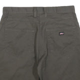 DICKIES Mens Shorts Grey Casual L W34 Cotton Blend Comfortable Pockets