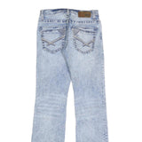 BKE Womens Jeans Blue Slim Straight Denim Light W28 L32 Stylish Casual