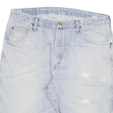 WRANGLER Mens Shorts Blue Denim Casual 2XL W36 Classic Cotton Blend