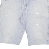 WRANGLER Mens Shorts Blue Denim Casual 2XL W36 Classic Cotton Blend
