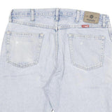 WRANGLER Mens Shorts Blue Denim Casual 2XL W36 Classic Cotton Blend
