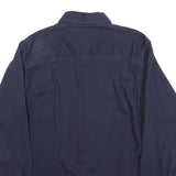 CARHARTT Mens Navy Blue Work Shirt S Button-Down Cotton Blend Utility Style