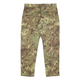 Unbranded Mens Synthetic Green Camouflage Regular Fit Straight Leg Trousers W36