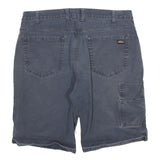DICKIES Mens Shorts Blue Cargo XL W34 Workwear Cotton Blend Durable