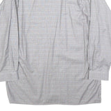 SIRNA Mens Grey Shirt L Cotton Blend Classic Fit Button Front Pocket Casual