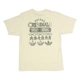ADIDAS Mens Cream Originals Graphic T-Shirt M Short Sleeve Crew Neck Casual Wear