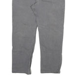 CARHARTT Mens Relaxed Fit Jeans Grey Cotton Blend Zip W38 L29 Workwear Durable