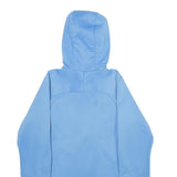 JACK WOLFSKIN Womens Blue Outdoor Jacket UK 10 Polyester Zip Hooded Plain