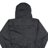 HELLY HANSEN Womens Black Outdoor Jacket L Polyester Plain Zip Hooded