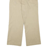 PATRIOT Womens Cotton Blend Beige Regular Fit Straight Trousers W24 L27