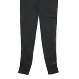 Womens Black Polyester Blend Slim Skinny S W26 L25 High Waist Stylish Joggers