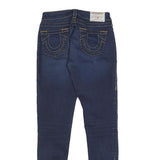 TRUE RELIGION Womens Jeans Blue Slim Skinny Denim Medium W26 L29 Zip