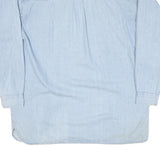 RACE ROCK Mens Light Blue Denim Shirt XL Cotton Blend Casual Button Front