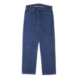WRANGLER Mens Blue Regular Fit Straight Denim Jeans W30 L29 Zip Closure Classic