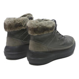 KYBUN Womens Ankle Boots Leather Grey UK 4.5 High Comfort Winter Casual Footwear