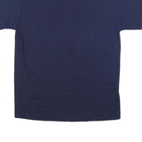 JERZEES Mens Navy Blue Grizzlies Basketball T-Shirt L Short Sleeve Crew Neck