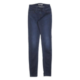 LEVI'S Womens Jeans Blue Slim Skinny Denim Medium W25 L32 Stretch Zip 710
