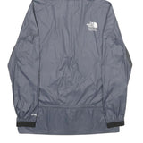THE NORTH FACE Womens Grey Lightweight Outdoor Jacket S Nylon Plain Hooded