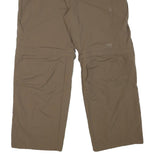 HELLY HANSEN Mens Polyester Blend Brown Relaxed Straight Trousers W35 L29