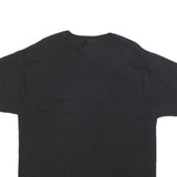 CHAMPION Mens Black Crew Neck Short Sleeve Logo Graphic T-Shirt L