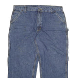CARHARTT Mens Jeans Blue Relaxed Loose Denim Rinse W42 L29 Workwear Utility