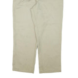 DICKIES Mens Cotton Blend Beige Regular Fit Straight Leg Trousers W38 L29