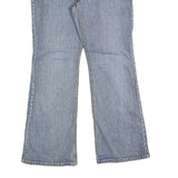 GRANE Womens Blue Regular Flared Denim Light W28 L28 Zip Cotton Blend Jeans