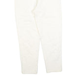 UNIVERSAL Womens Slim White Jeans Cotton Blend W30 L28 Classic Straight Zip