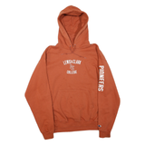 CHAMPION Mens Rust Lewis & Clark College Pullover Hoodie L Casual Sportswear