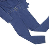 MEBON Womens Blue Denim Playsuit Belted Cotton Blend M Stylish Casual