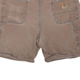 CARHARTT Mens Shorts Brown Casual XL W36 Durable Workwear Utility Pocket