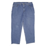 CARHARTT Mens Jeans Blue Relaxed Straight Denim Medium W38 L30 Workwear Zip