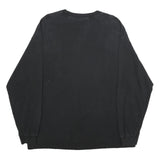NIKE Mens Black WJC 15 Graphic Long Sleeve Crew Neck T-Shirt XL Cotton