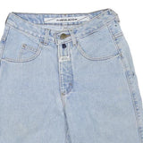 GIRBAUD Womens Denim Blue Casual Shorts S W26 Light Wash Cotton Blend