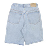 GIRBAUD Womens Denim Blue Casual Shorts S W26 Light Wash Cotton Blend