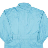 AQUA GUARD Mens Blue & Red Nylon Zip Jacket XL Lightweight Windbreaker