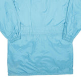 AQUA GUARD Mens Blue & Red Nylon Zip Jacket XL Lightweight Windbreaker