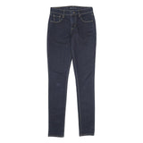 LEVI'S Womens High Rise Skinny Slim Denim Dark W26 L34 Classic Cotton Blend