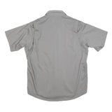 CARHARTT Mens Grey & Light Grey Work Shirt L Durable Cotton Blend Comfortable