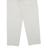 LEE COOPER Womens White Regular Fit Straight Cotton Jeans W29 L28 Zip Closure