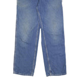 CARHARTT Mens Blue Loose Denim Jeans W30 L31 Workwear Zip Closure