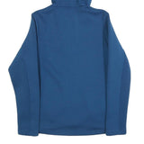 ALBRIGHT Womens Blue Zip Up Hoodie S Lightweight Casual Comfort