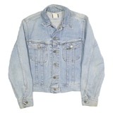 LEE Womens Blue Denim Jacket S Cotton Classic Button Closure Casual