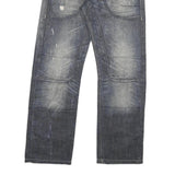 SALSA LIFE Mens Jeans Blue Regular Straight Denim Medium W30 L28 Button Closure