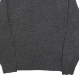 DOCKERS Mens Grey Patterned Acrylic Jumper Crew Neck Basic Knit L Casual