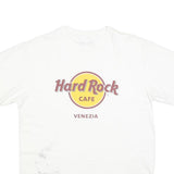 HARD ROCK CAFE Mens White Venezia Graphic T-Shirt L Short Sleeve Crew Neck