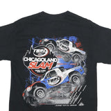 GILDAN Mens Black Chicago Land Slam Graphic T-Shirt M Short Sleeve Crew Neck