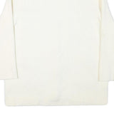 SANDRO Womens White Jacket M Polyester Blend Plain Button Vintage Chic