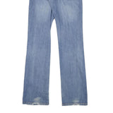 LEVI'S Womens Blue Regular Straight Denim Medium W26 L32 Classic Fit Zip Jeans